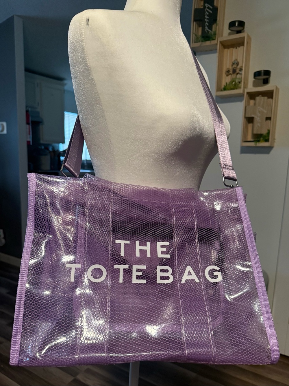 The Totebag Clear Lavender Tote Bag